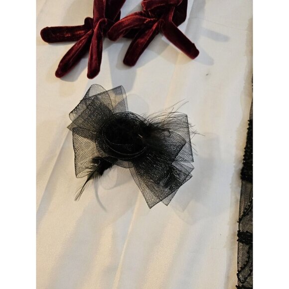 20s Gatsby Flapper Fringed Dress Complete Costume Halloween Stage Adult 14-16 L - Picture 5 of 10